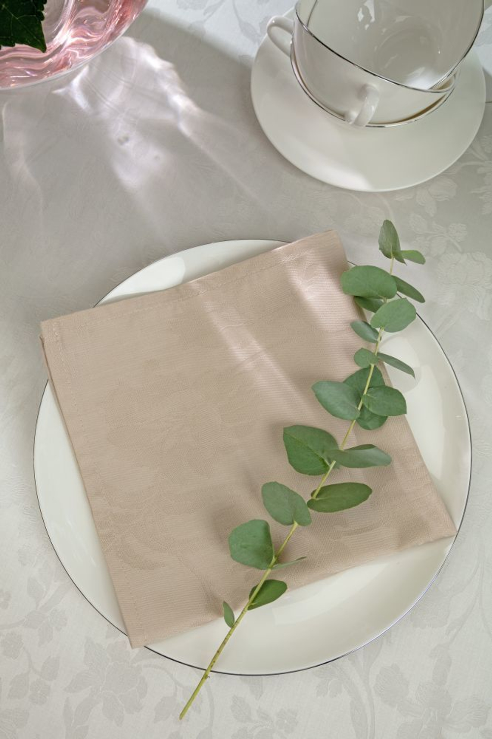 Скатерть 160x320 и 12 салфеток Vallesusa Arles Beige