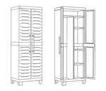 Шкаф Detroit Multipurpose Cabinet SAP 249800 (17210842)