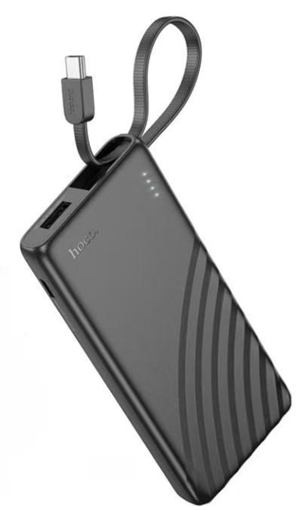Powerbank Hoco J129 5000mAh с шнуром Type-C черный