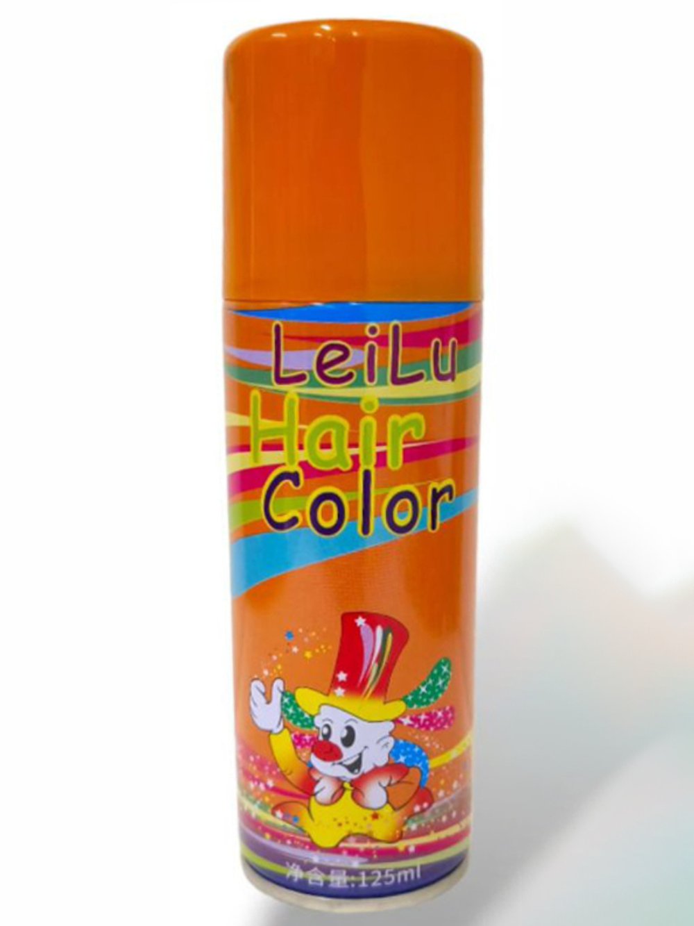 Leilu Hair Color Orange - Цветной лак для волос Оранжевый 125 мл