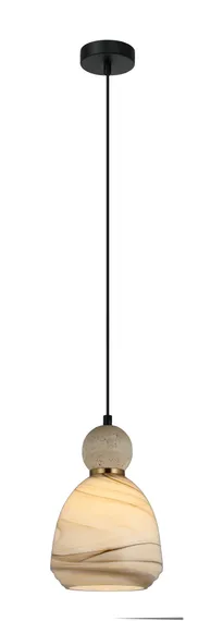 Светильник подвесной NewRgy 6508MDM-1 YE+OR+GR YELLOW, 40 Вт, жёлтый