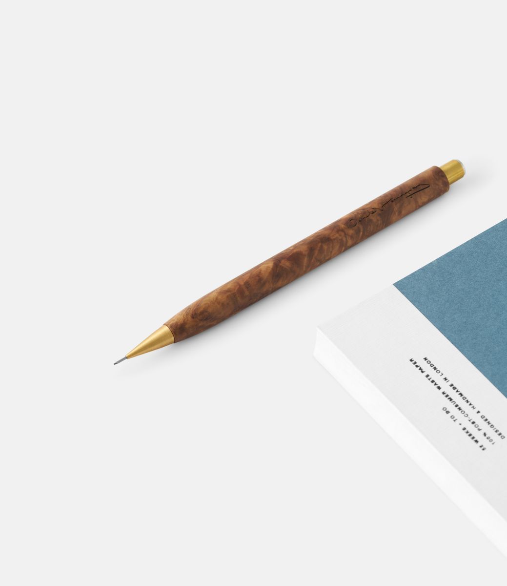 Nicholas Hemingway Camphor Burl Mechanical pencil — механический карандаш из камфорного капа