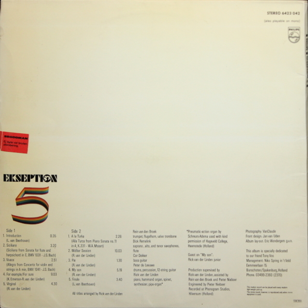 Ekseption / 5 (LP)
