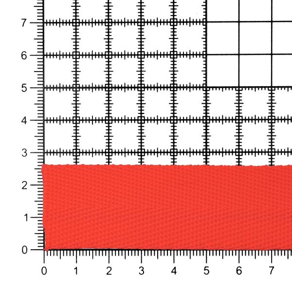 Стропа (ременная лента) 25 мм / 5х2.5 метра, толщ. 1.0 мм, [15.1 г/пог.м], 100% п/п, 10 красный