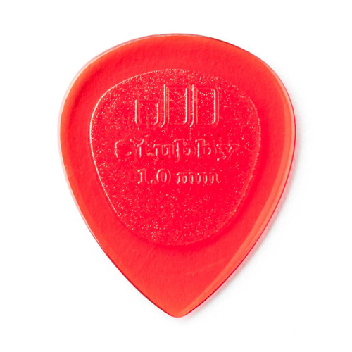 Dunlop 474P100 Stubby Jazz 6Pack медиаторы, толщина 1 мм, 6 шт.