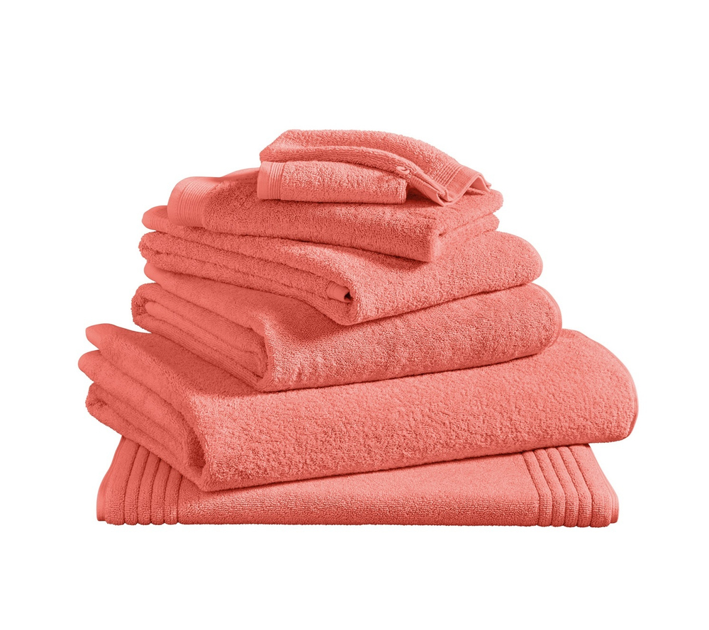 Полотенце UNI CORAIL 30х30 (набор 2шт) Blanc des Vosges 30x30 Коралловый