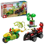 Конструктор LEGO Marvel 11198 Вращение и погоня за электромобилем-динозавром