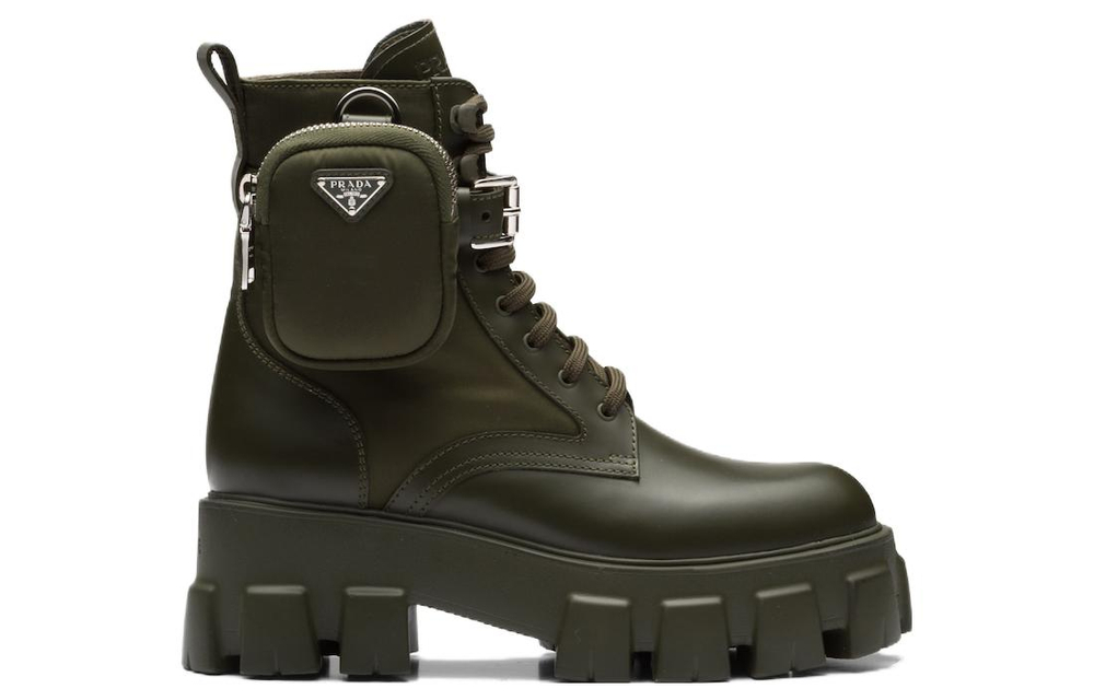 PRADA Monolith Ankle Boots