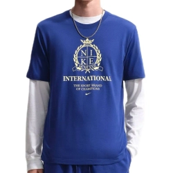 Мужская теннисная футболка Nike Sportswear Graphic - deep royal blue
