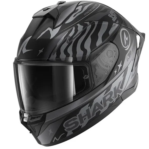 Купить Мотошлем Интеграл Shark Skwal Cup Speed Fancy / Матовый / Черно-серый