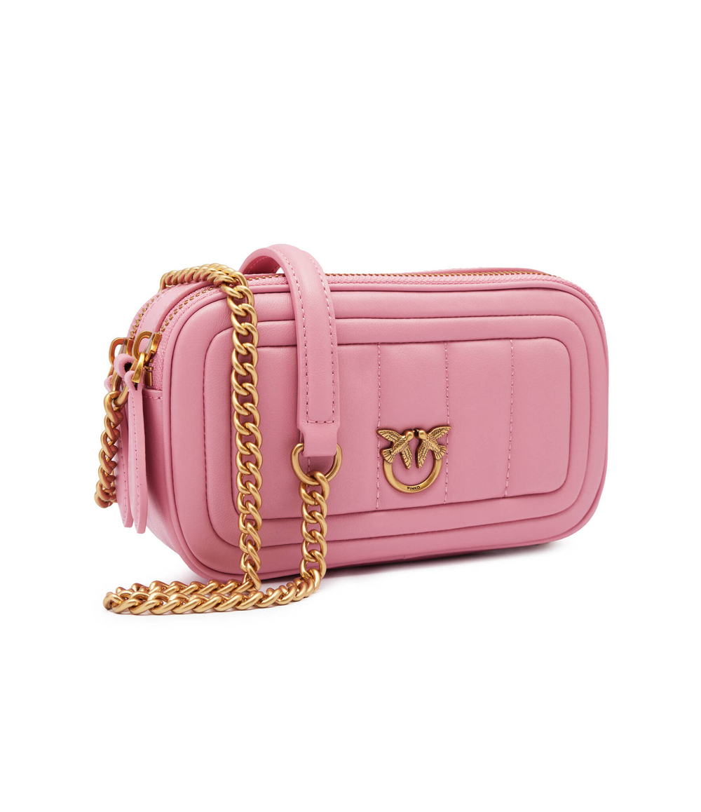 Кожаная сумка через плечо CAMERA CASE Pinko - розовый(102810 A1F1)
