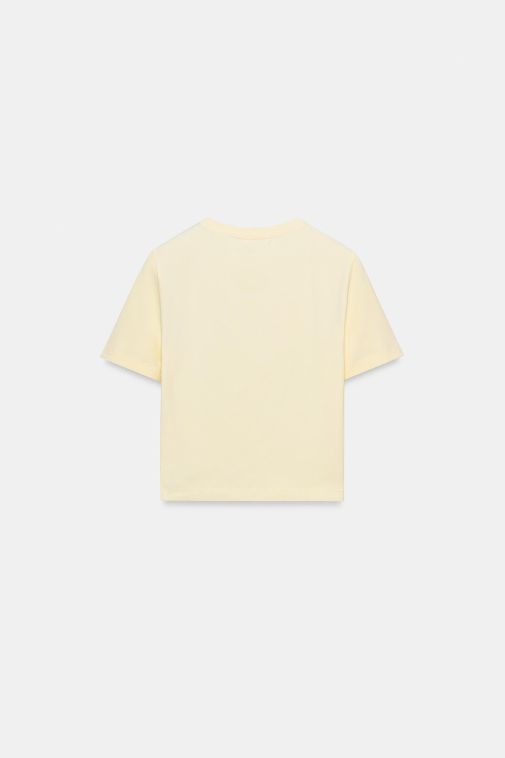 УКОРОЧЕННАЯ ФУТБОЛКА С КОРОТКИМИ РУКАВАМИ — ZARA