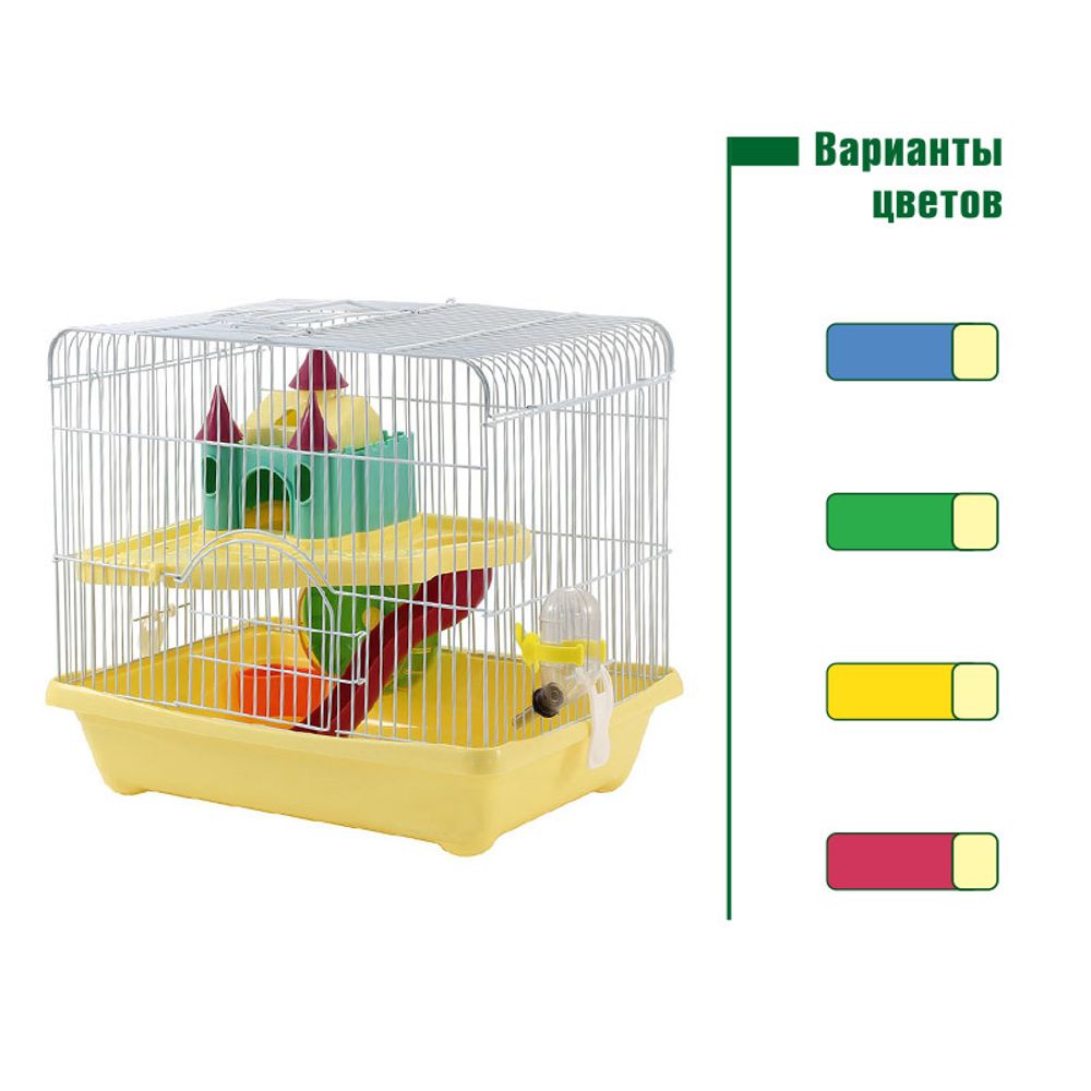 Клетка Triol YD301 для мелких животных, эмаль 350х260х310 Клетка Triol YD301 для мелких животных, эмаль 350х260х310
