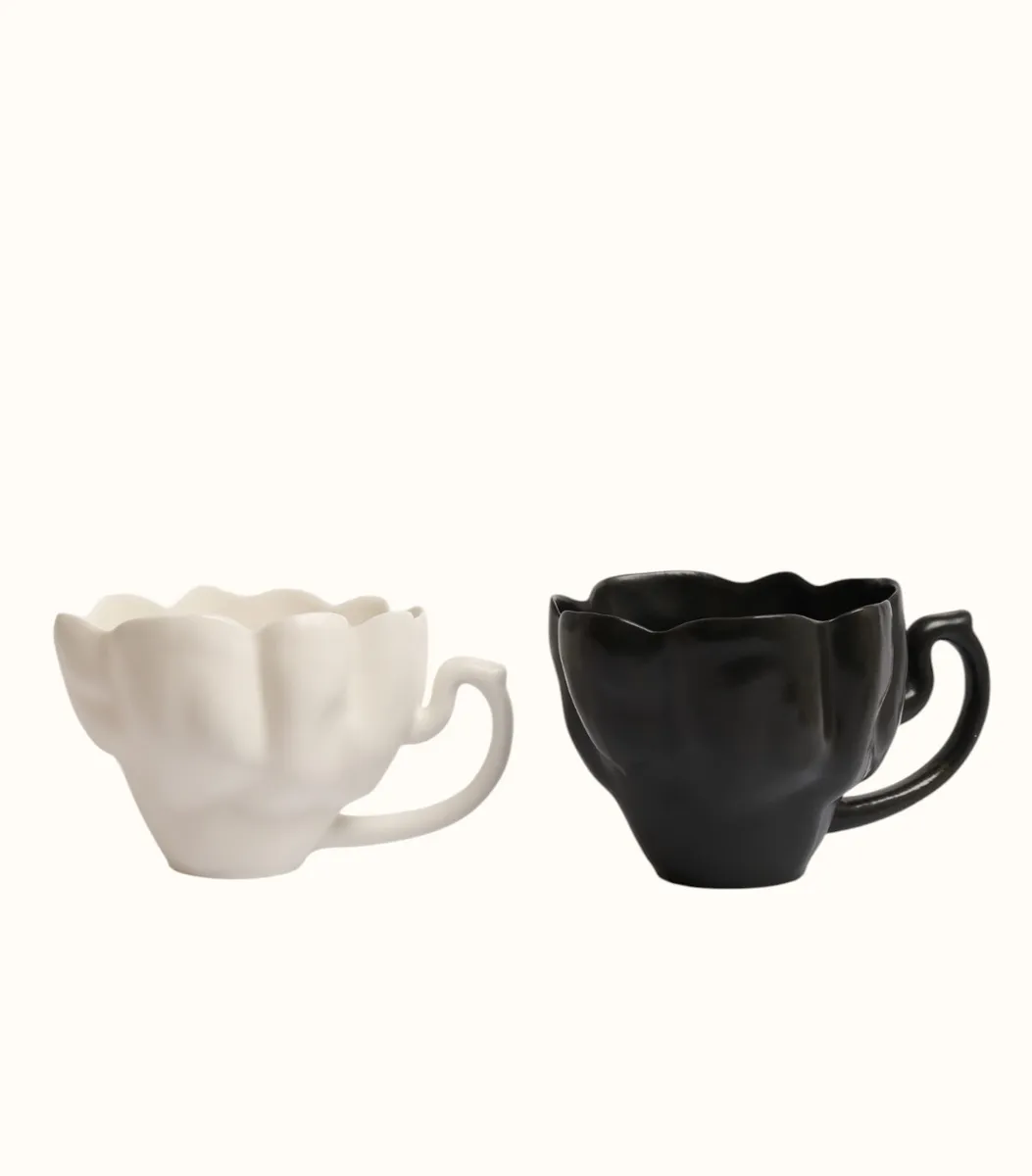 Кружка – Райская, черная матовая, 430 мл | Htonic ceramic