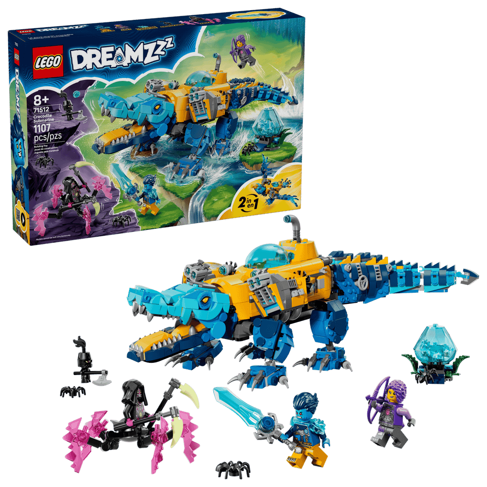 Конструктор LEGO DREAMZzz 71512 Crocodile Submarine
