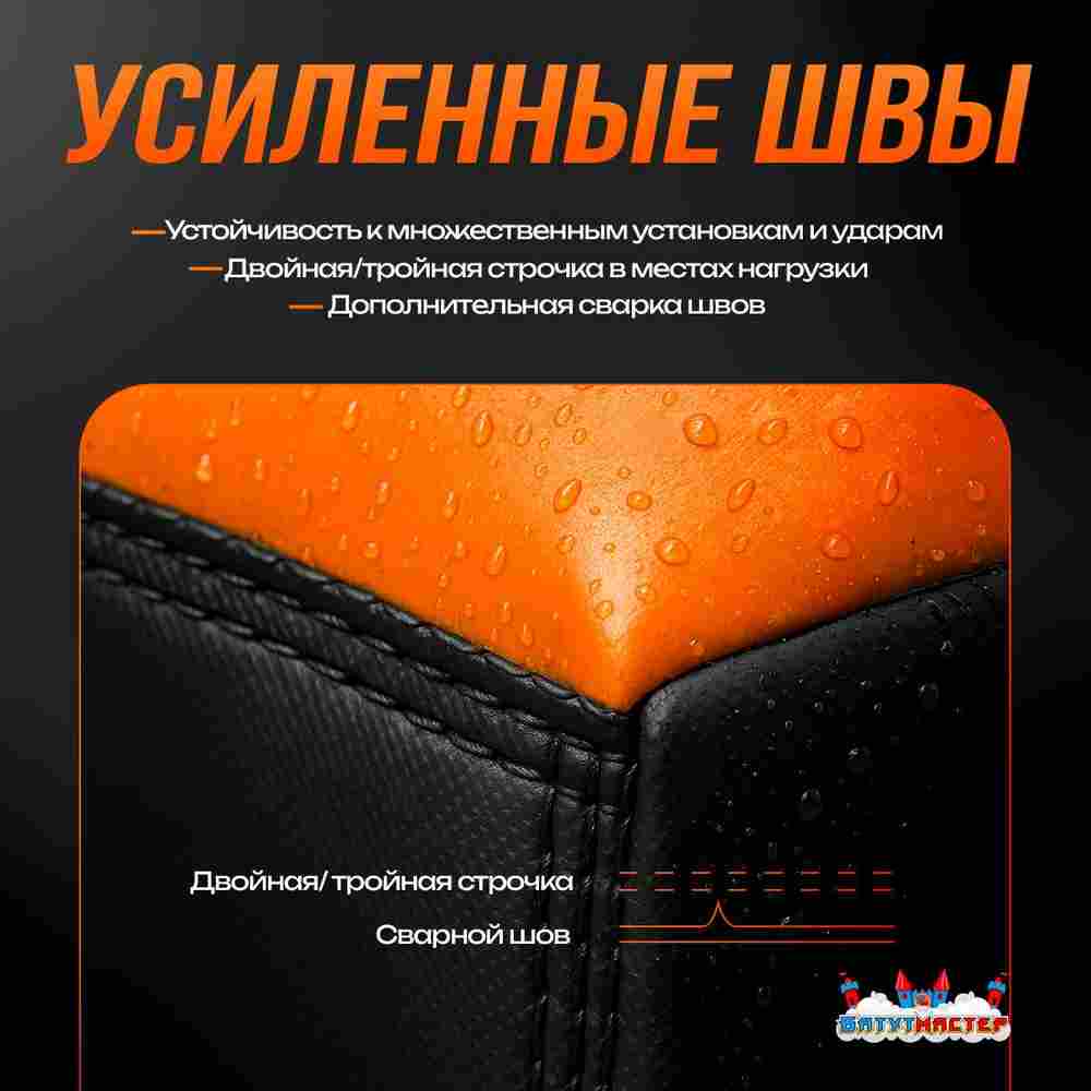 Надувная подушка «GymAir» для гимнастики и батутных центров, 6×4×0,95 м