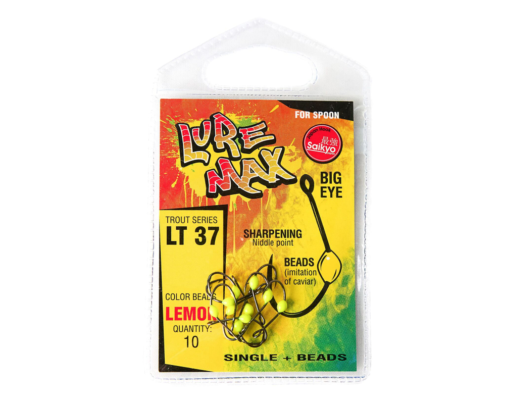 Крючки для рыбалки LureMax Trout LT37   #4 Green