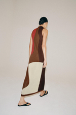 ТРИКОТАЖНОЕ ПЛАТЬЕ В СТИЛЕ COLOR BLOCK — ZARA
