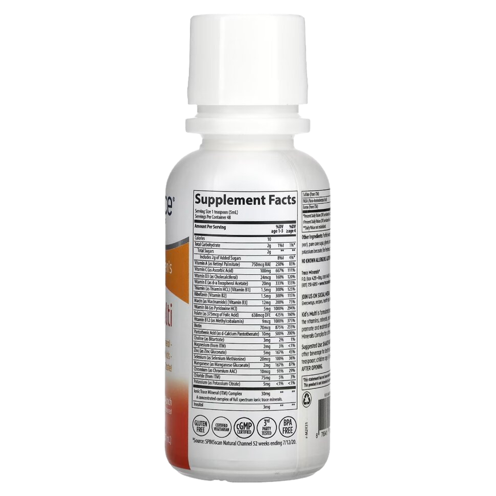 Trace Minerals Kids Multi 237 ml , Мультивитамины для детей