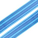 Лента атласная с рисунком 25.0 мм / 3 метра, Горизонталь (синий), Globus