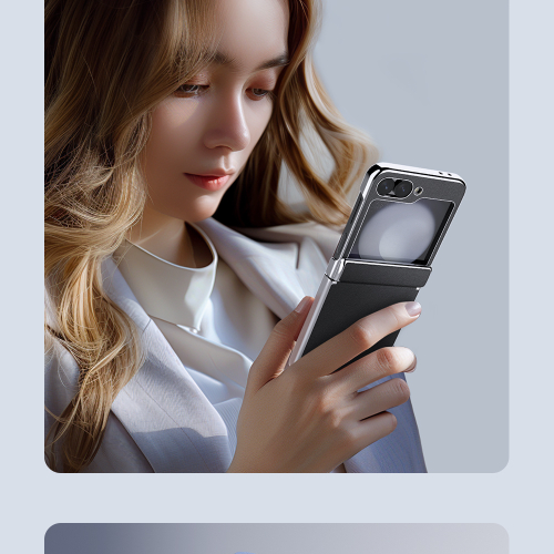 Чехол от Nillkin для смартфона Samsung Galaxy Z Flip 6 5G и Flip 7 FE, серия CamShield Flip Leather Case