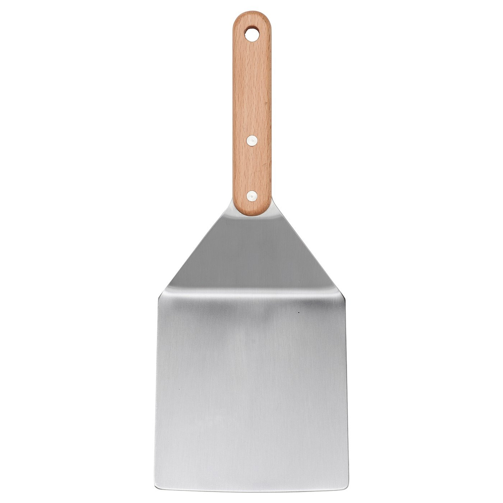 IKEA GRILLTIDER  (ИКЕА ГРИЛЛТИДЕР)  -  Лопатка для гамбургеров - нержавеющая сталь/бук 30 см