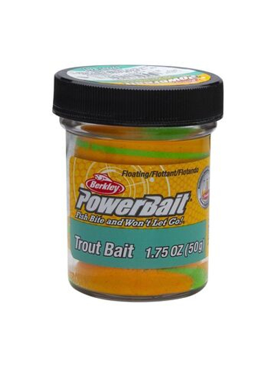 Паста форелевая Berkley PowerBait Trout Bait Triple Swirls, 50 г, Crazy Carnival