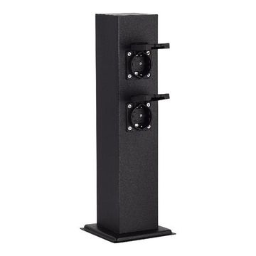 Столб уличный 4 розетки SL9012.415.00 чёрный Socket ST-Luce
