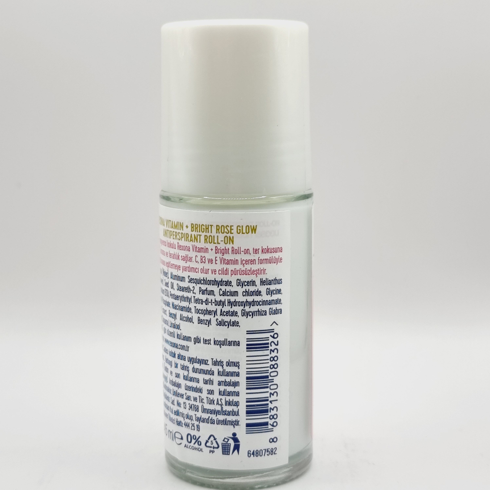 Шариковый дезодорант Vitamin+ Bright Rose Glow Kadn Roll On 45 мл (Тайланд)