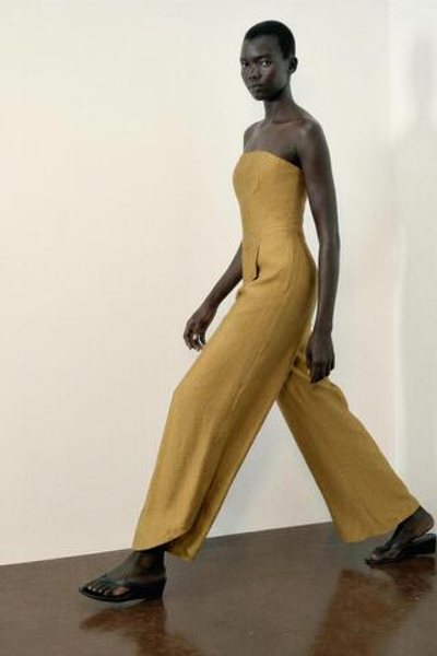 КОМБИНЕЗОН С АСИММЕТРИЧНЫМ НИЗОМ — ZARA