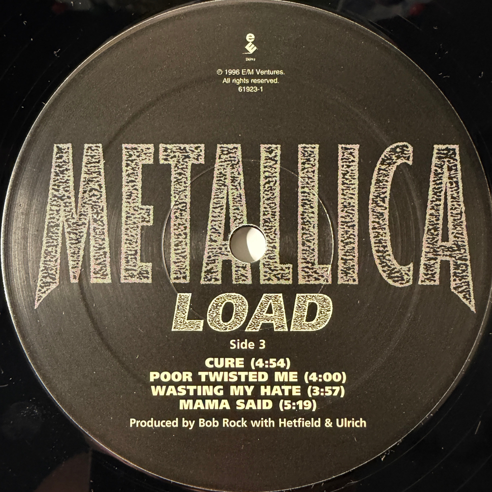 Metallica ‎– Load 2LP (США 1996г.)