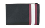 BALLY PVC Leather Coin Purse, Clutch Regular Men"s Black