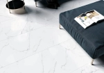 Керамогранит Alma Ceramica GFU60120CRR00R Carrara 60x120 белый глазурованный матовый под камень