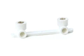 Угольник PPR с креплением двойной ВР 20х1/2" (Lammin) 20/4 Lm31057020015