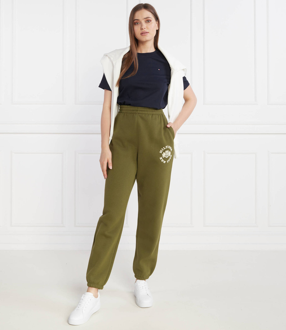 Спортивные штаны VARSITY FLOCK Tommy Hilfiger - зеленый(WW0WW39817)