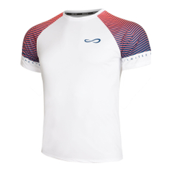 Мужское теннисное поло Endless Feisty Sleeves T-Shirt Men - White, Red