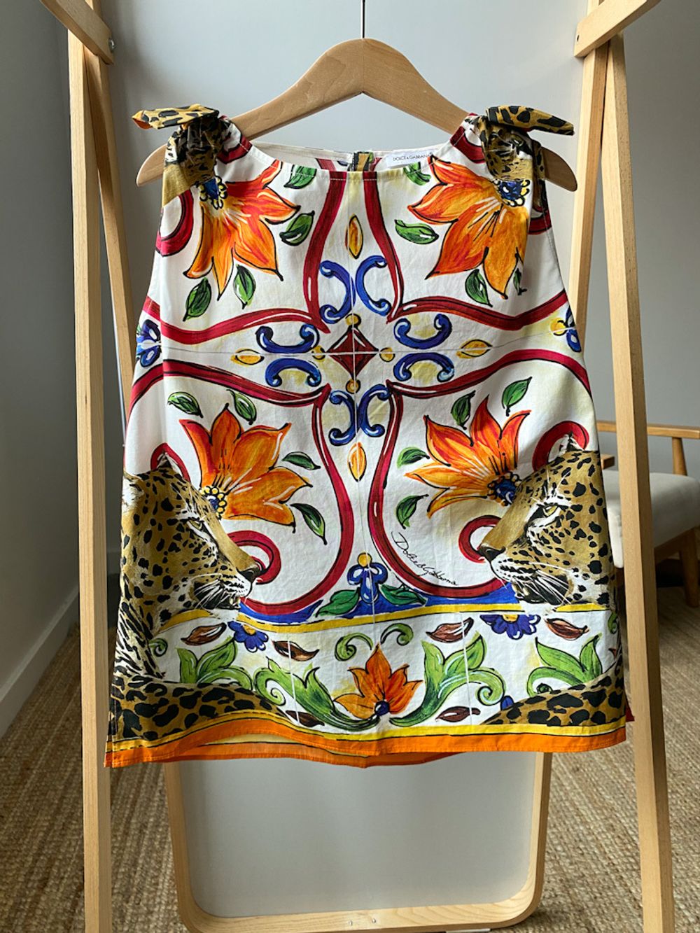 Хлопковый топ Dolce&Gabbana, 140
