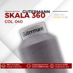 Нитки некрученые Gutermann Skala 360 (5000 метров), 1 кат. | 040 пепельно-серый