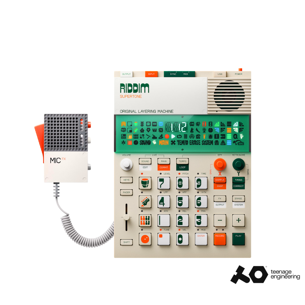 Teenage Engineering EP-40 Riddim Supertone + EP-2350 Fx Mic Bundle