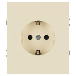 Розетка ЭРА Arktik 16-2101-02 с заземлением 2P+E Schuko 16А-250В слоновая кость | Эра Arktik