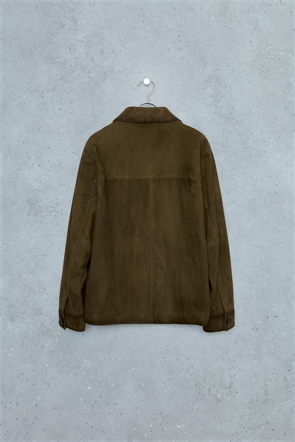 ZARA STORIESZ — КУРТКА ИЗ 100% КОЖИ, ОЛИВКОВЫЙ