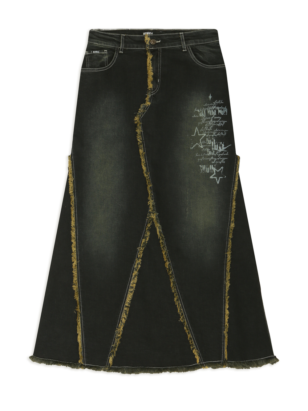 Юбка Maxi Dark Indingo Denim