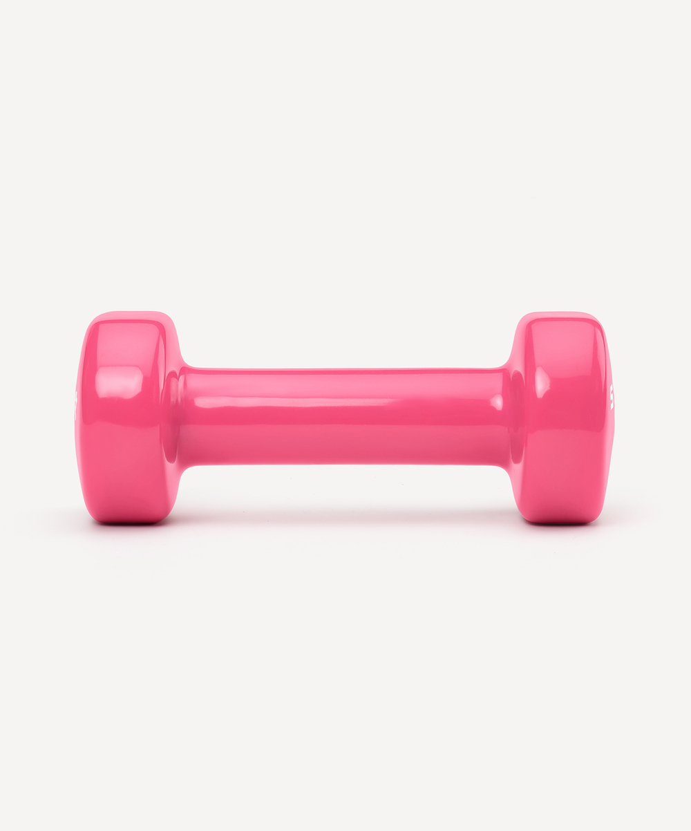 Гантель виниловая STARFIT DB-101 1 кг, розовый