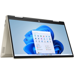 Ноутбук 14" HP Pavilion x360 14t-dy100 Core i7 1195G7/16Gb/512Gb SSD/14" FullHD Touch/Win11 Золотой (436TOAV)
