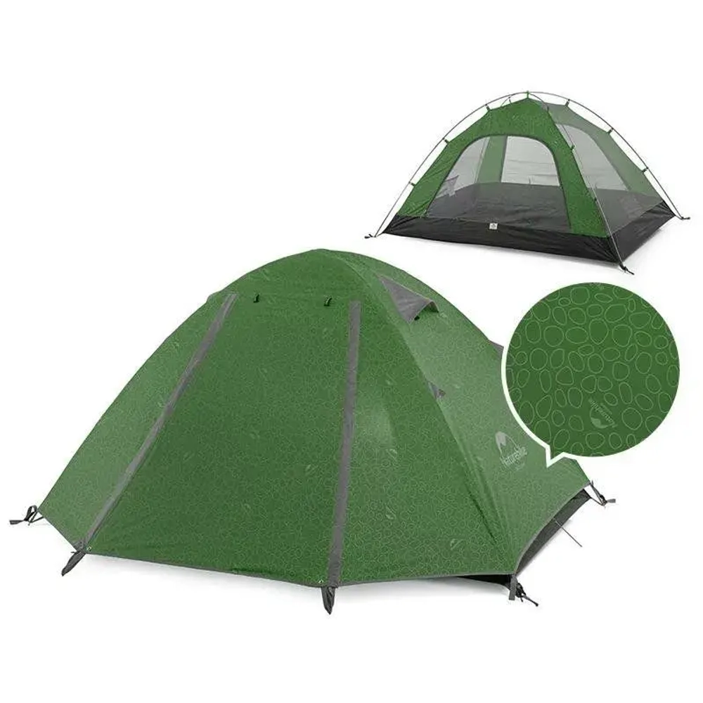 ПАЛАТКА NATUREHIKE P-SERIES NH18Z044-P 210T/65D