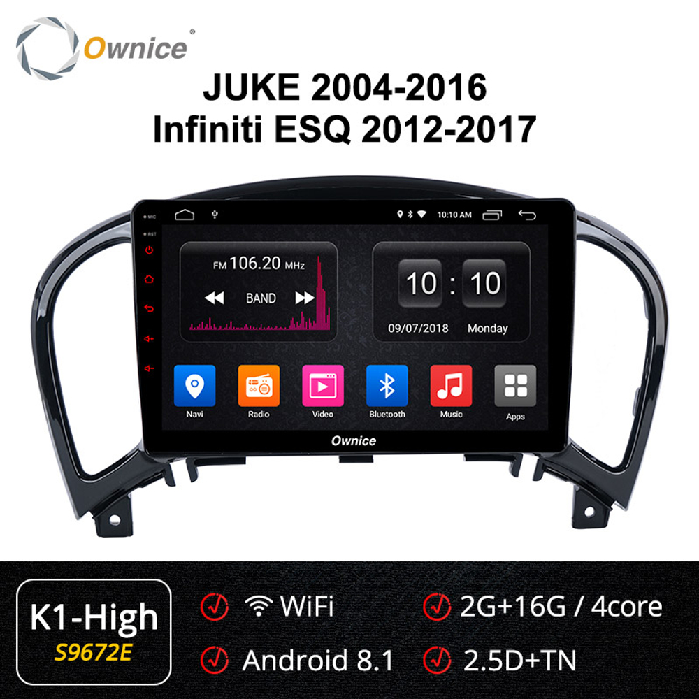 Установочный комплект для NISSAN Juke 2010+  KUBERG OL-9672