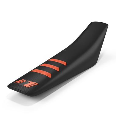 Чехол на сиденье ONEGRIPPER LIGHT RIB - Black / Orange (Черный / Оранжевые полоски)