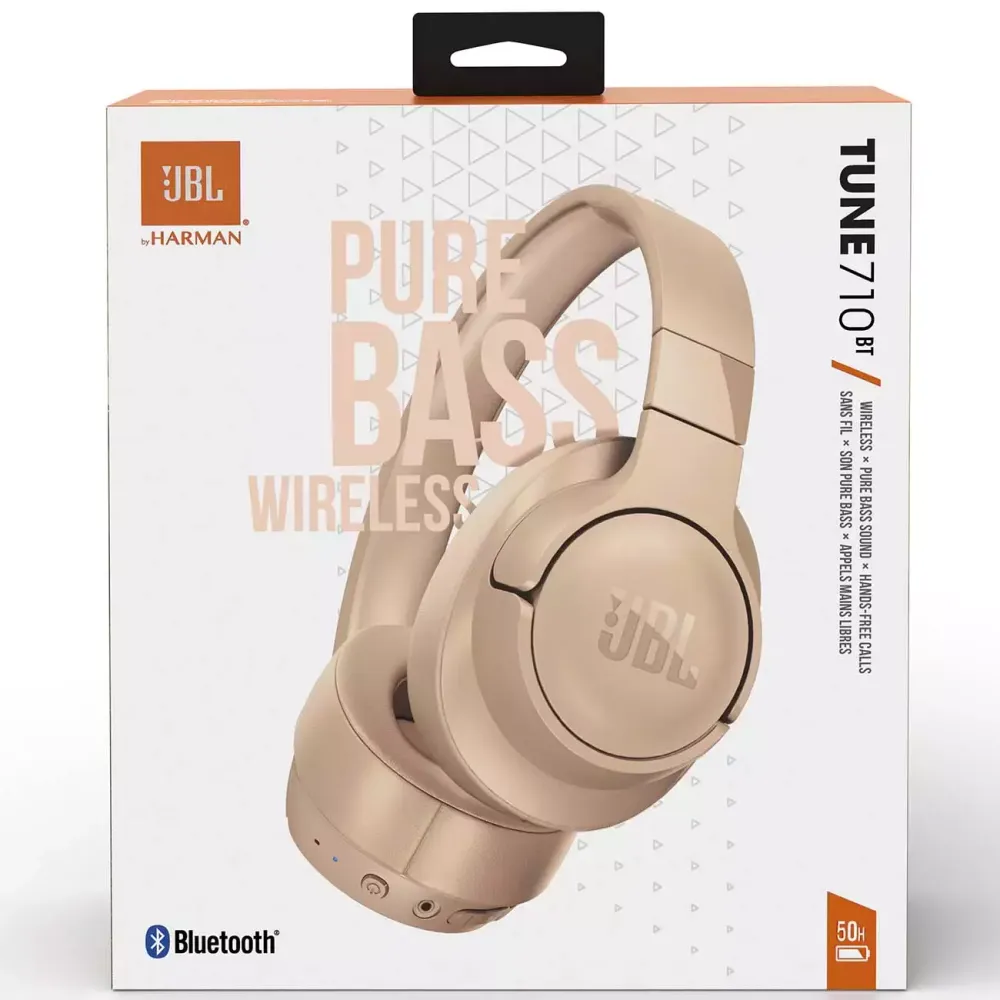 Беспроводные наушники JBL Tune 710BT Blush - 6