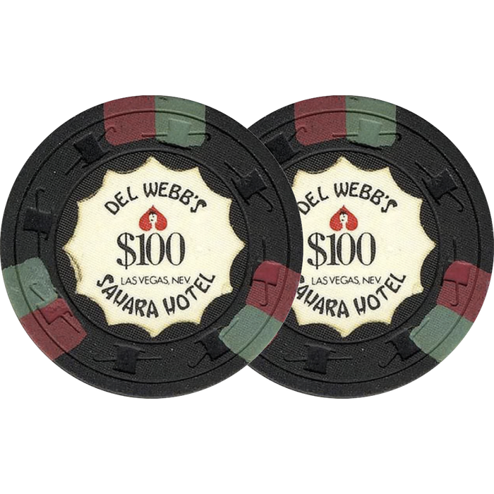 Sahara Del Webb's Casino $100 Chip