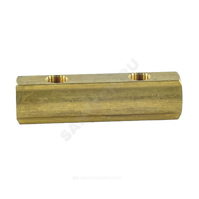 Коллектор латунь 1 1/4" ВР/ВР на 4 вых 3/4" ВР м/о 100мм R582A Giacomini R582AY004